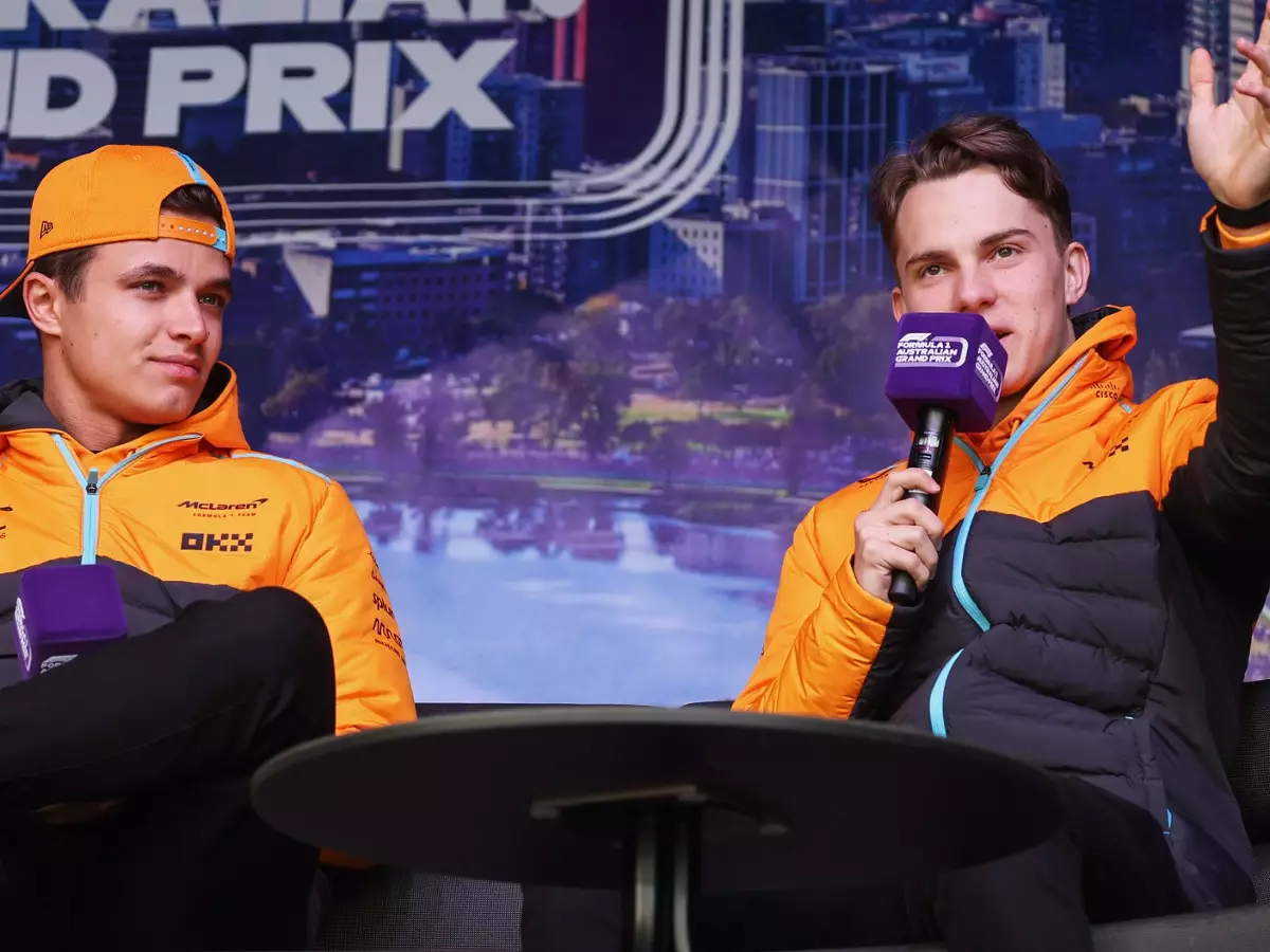 Lando Norris, Oscar Piastri Foto zur News: Norris lobt jungen Teamkollegen: "Piastri pusht mich mehr als Ricciardo"