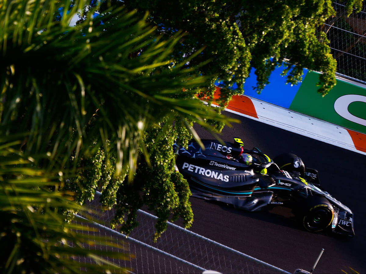 Foto zur News: Lewis Hamilton: FT2 in Miami war "ein Schlag in die Magengrube"