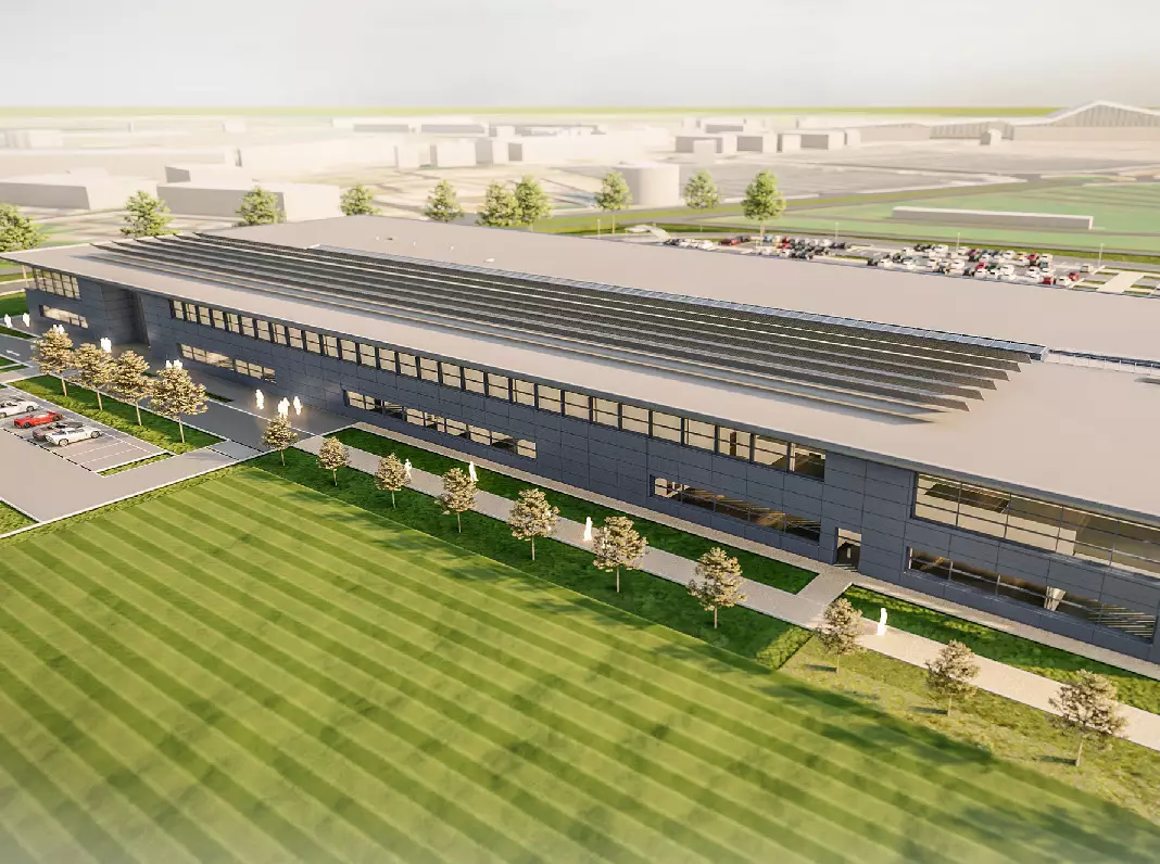 Aston-Martin-Fabrik in Silverstone Foto zur News: Marc Surer: Aston-Martin-Umzug in neue Fabrik ist ein "Riesen-Nachteil"