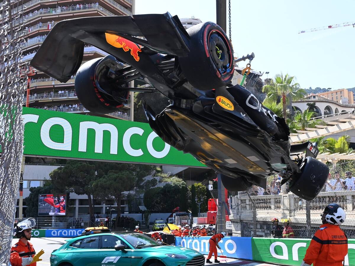 Foto zur News: Wie Sergio Perez seinen Qualifying-Crash in Monaco erklärt