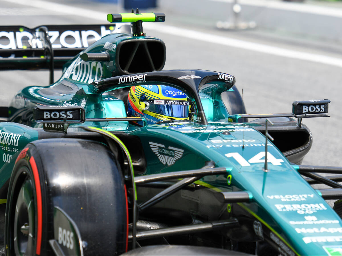 Foto zur News: Fernando Alonso: Aston Martins Update funktioniert