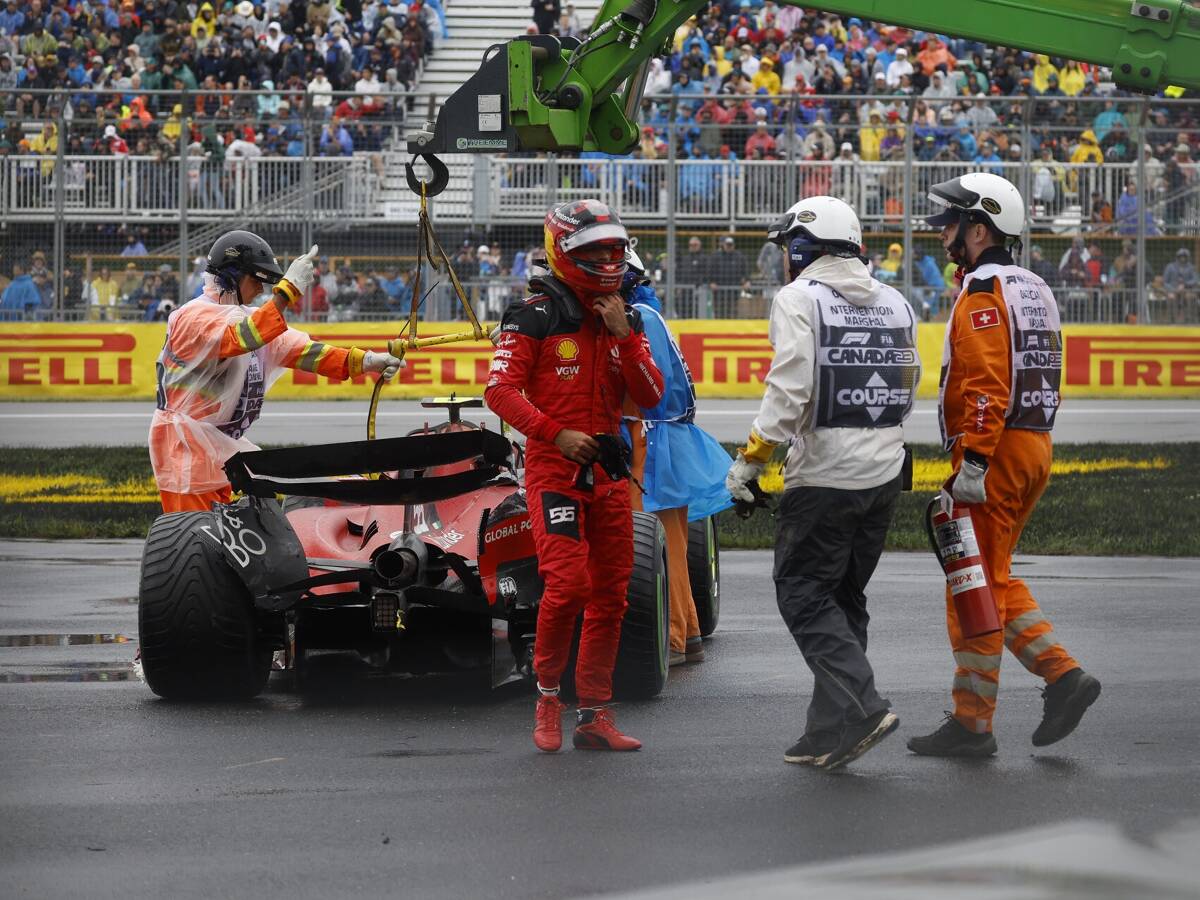 Foto zur News: F1-Training Kanada: Sainz-Crash bei Verstappen-Gala im Nassen