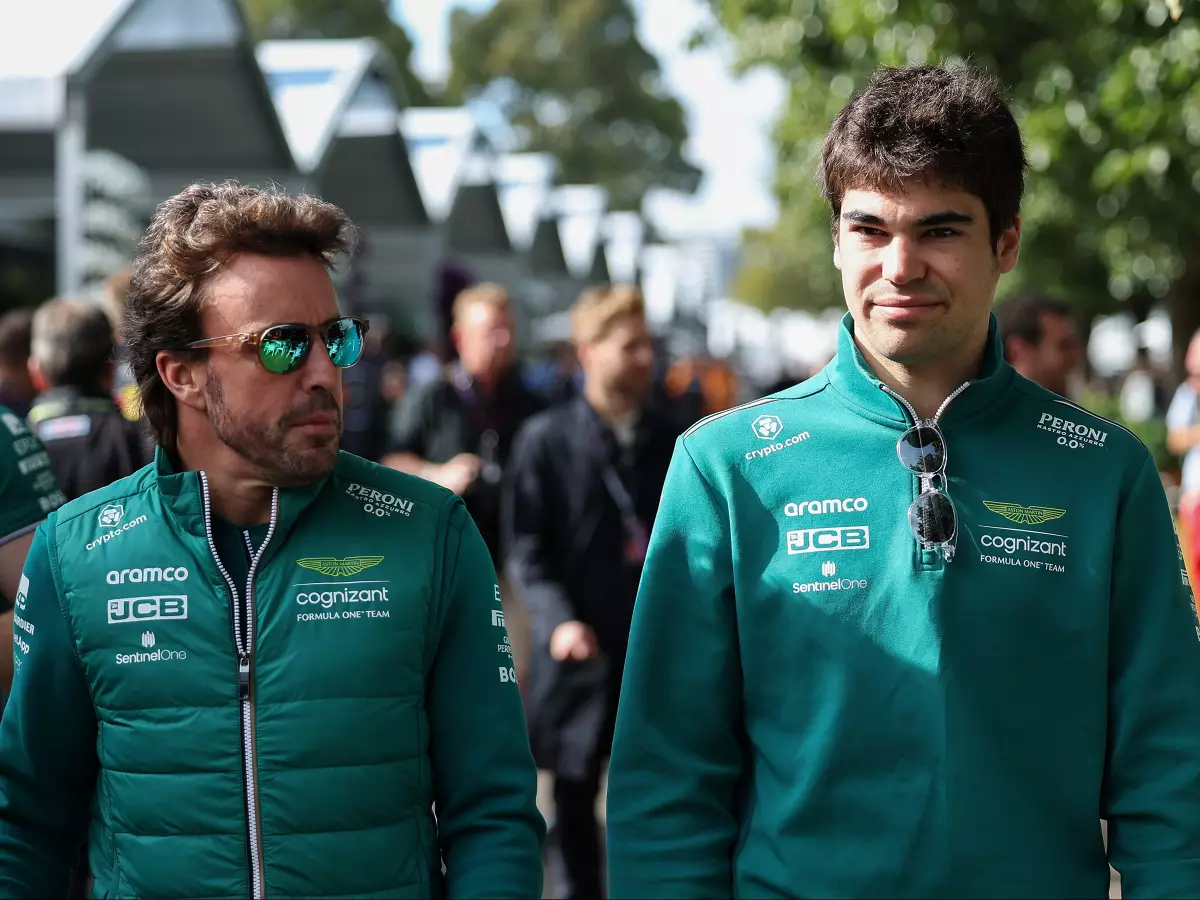 Fernando Alonso, Lance Stroll Foto zur News: Klar hinter Fernando Alonso: "Wenn Lance Stroll so weitermacht ..."