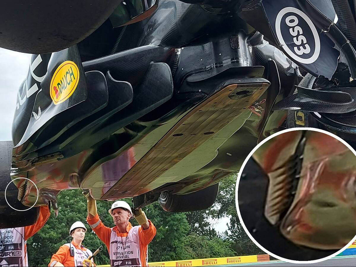 Foto zur News: Formel-1-Technik: Das verrät der Perez-Crash über Red Bulls neuen Unterboden