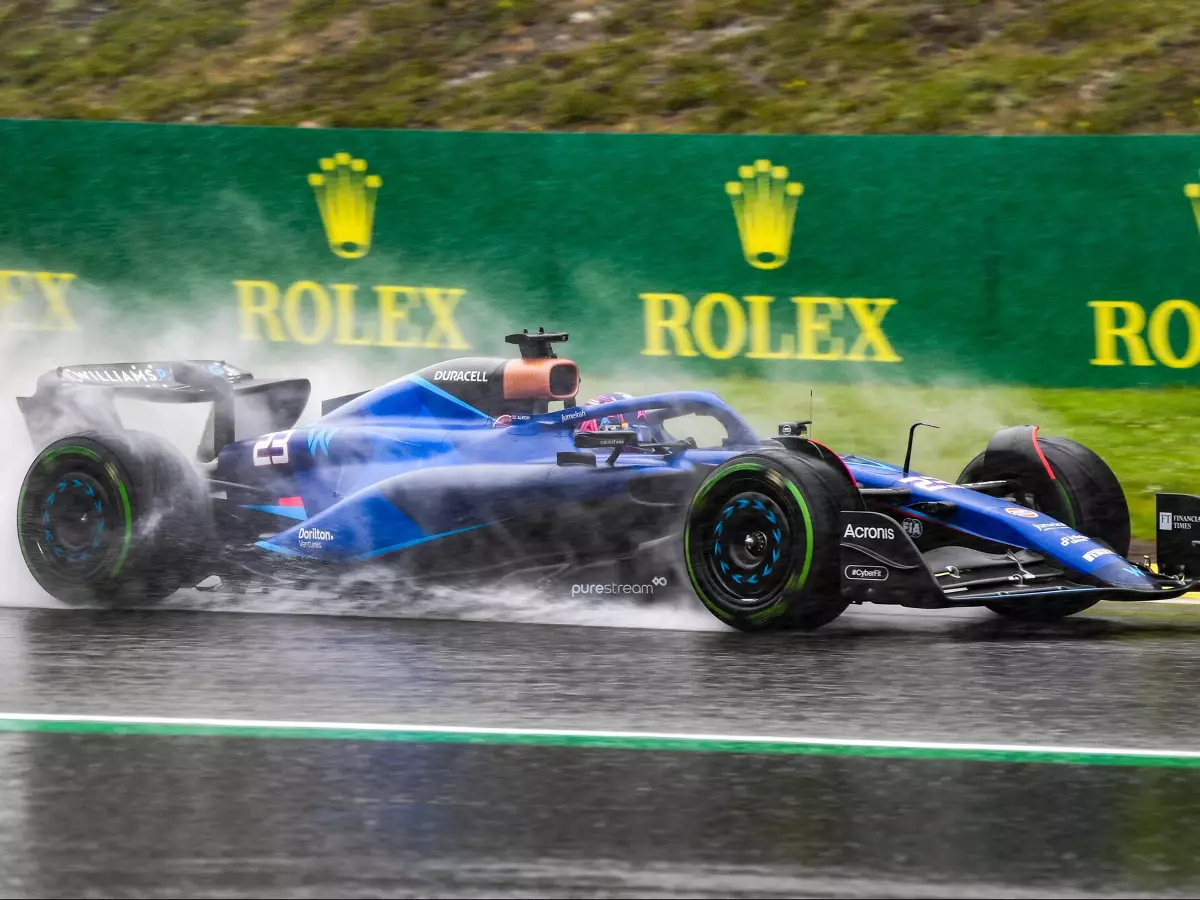 Foto zur News: Alexander Albon: Nach neun Kurven sind unsere Reifen hinüber