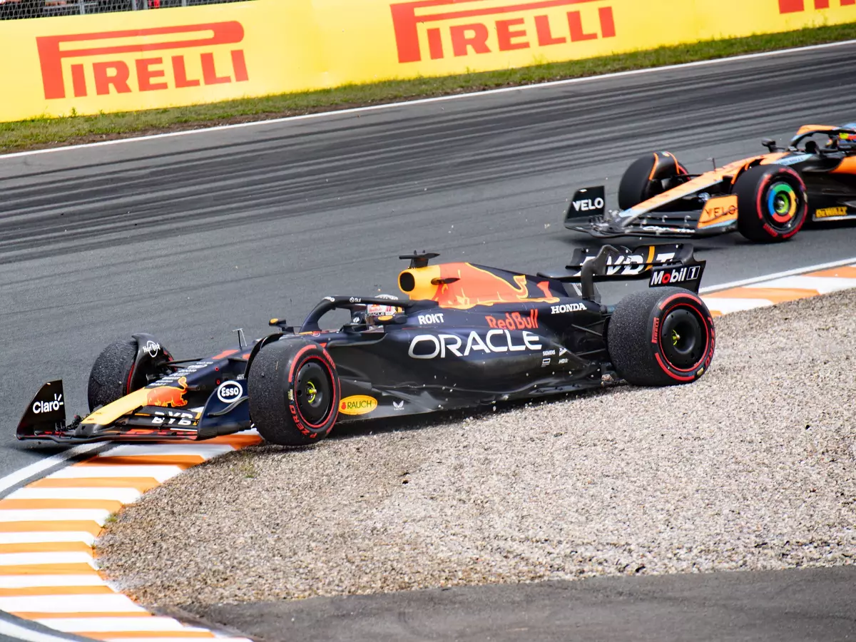 Max Verstappen Foto zur News: FT2 Zandvoort: Verstappen schimpft Hülkenberg "verdammten Wichser"