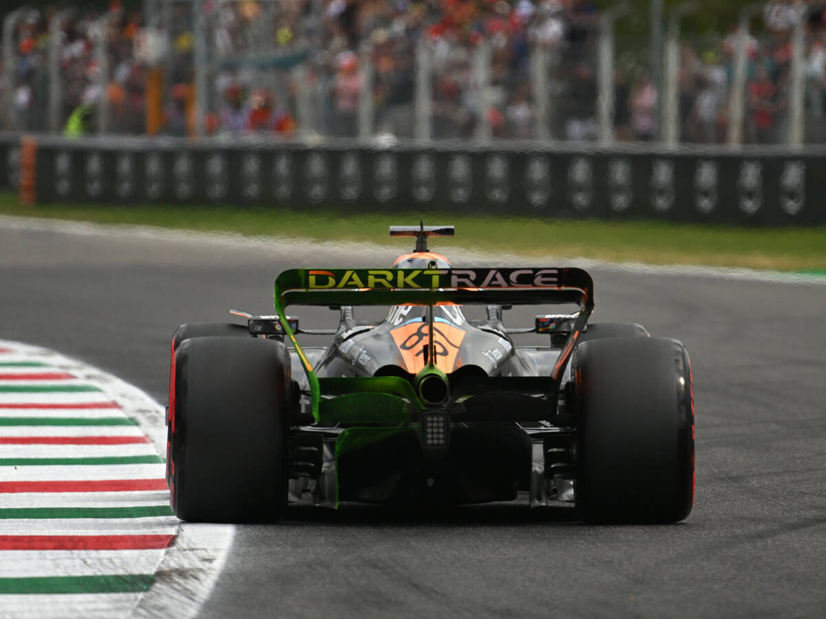 Foto zur News: Mehr Topspeed in Monza: McLaren mit neuen Low-Downforce-Flügeln in Italien