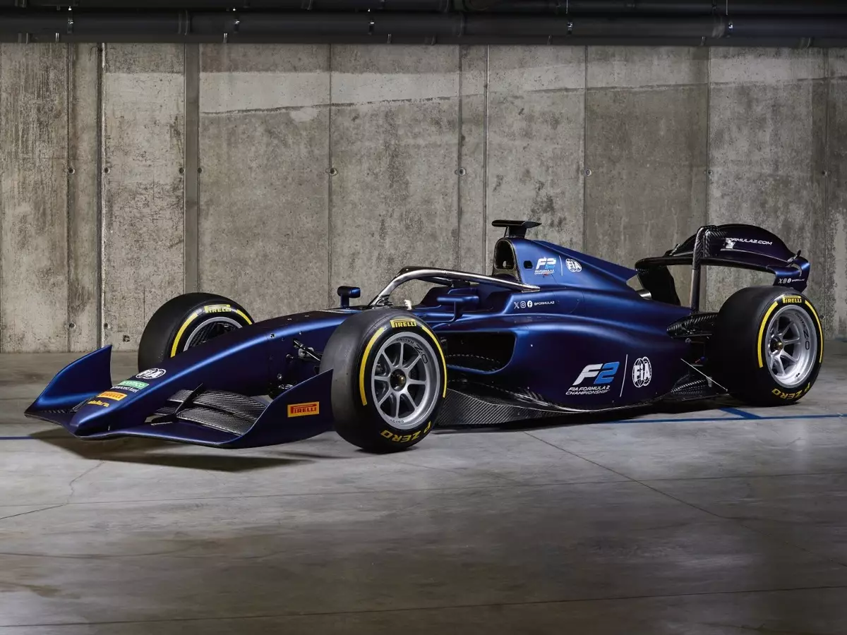 Das neue Einheitsauto für die Nachwuchsrennserie Formel 2 in der Saison 2024 Foto zur News: Wie viel Formel-1-Technik im neuen Formel-2-Auto steckt