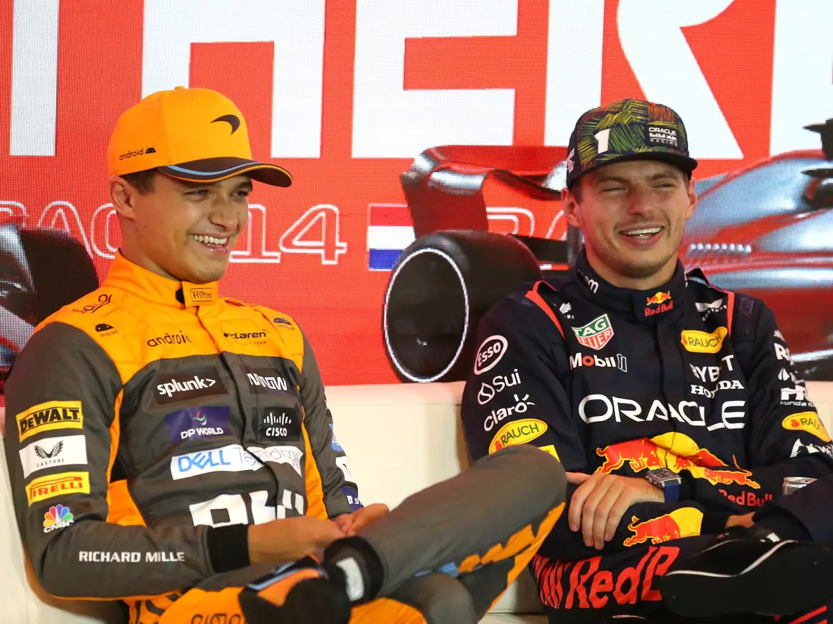 Lando Norris, Max Verstappen Foto zur News: Lando Norris: Wechsel zu Red Bull? Das sagt Zak Brown dazu!
