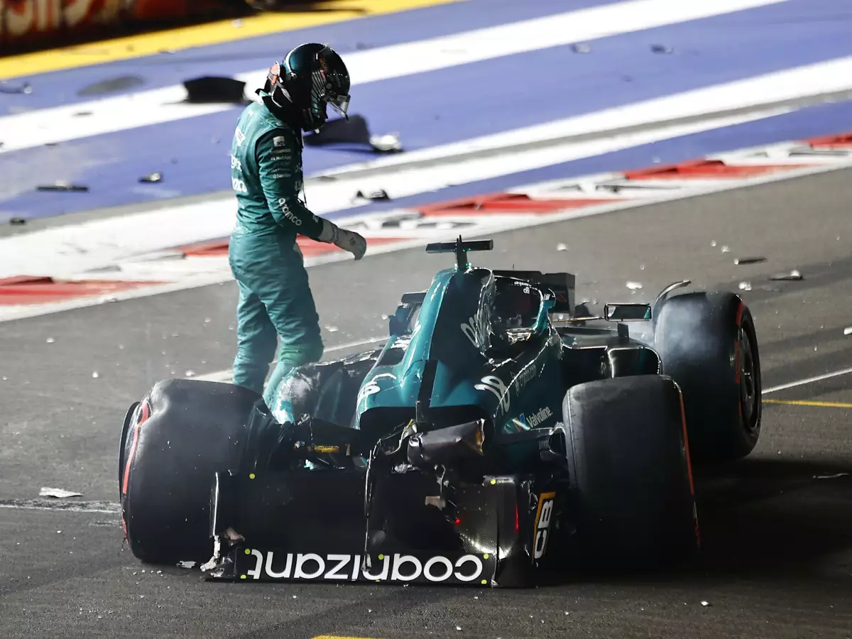 Foto zur News: Startverzicht nach Unfall: Lance Stroll verpasst Singapur-Rennen