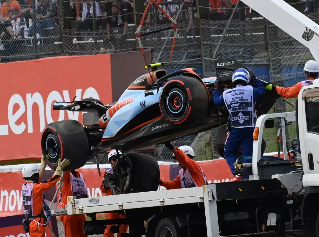 Foto zur News: "Der Rambo von Suzuka": Nur Sargeant schlechter benotet als Perez!