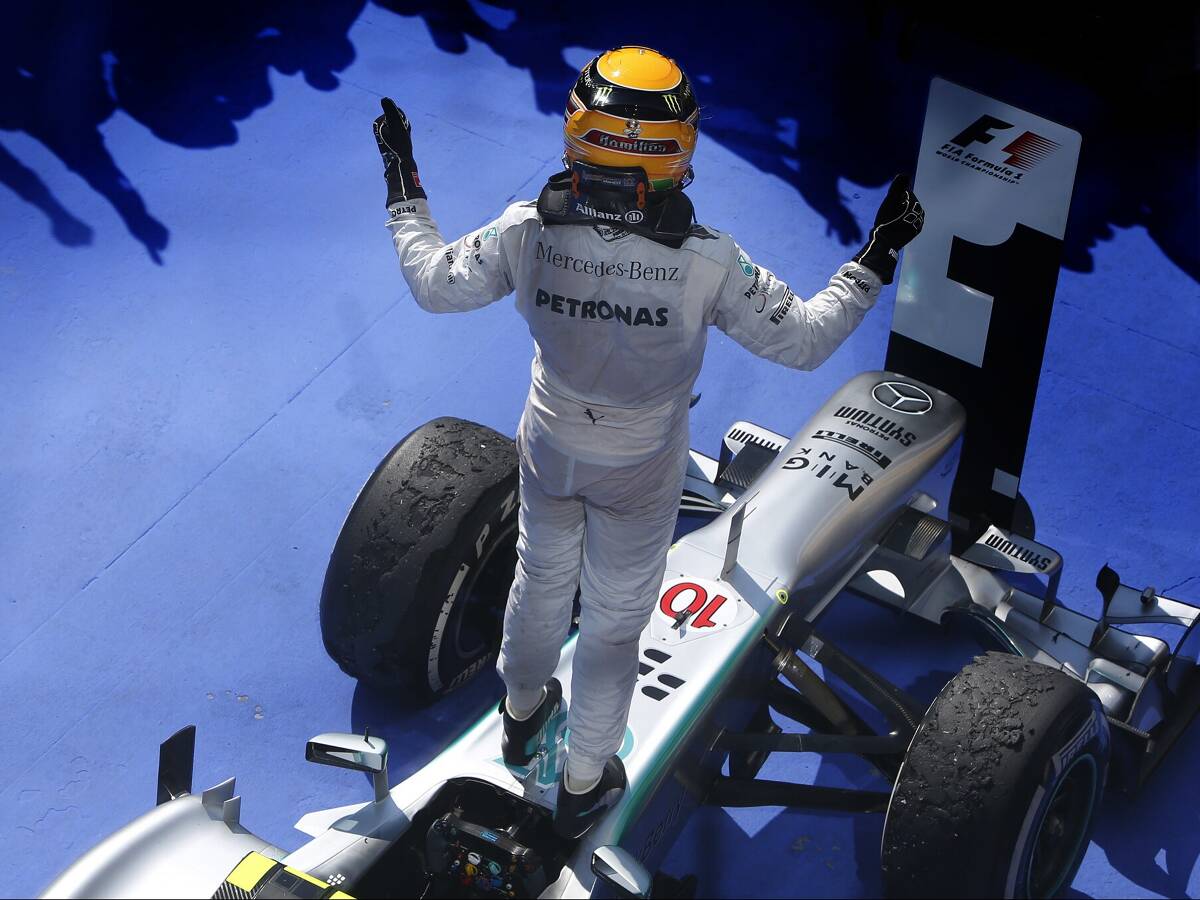 Foto zur News: In Las Vegas: Erster Sieger-Mercedes von Lewis Hamilton wird versteigert