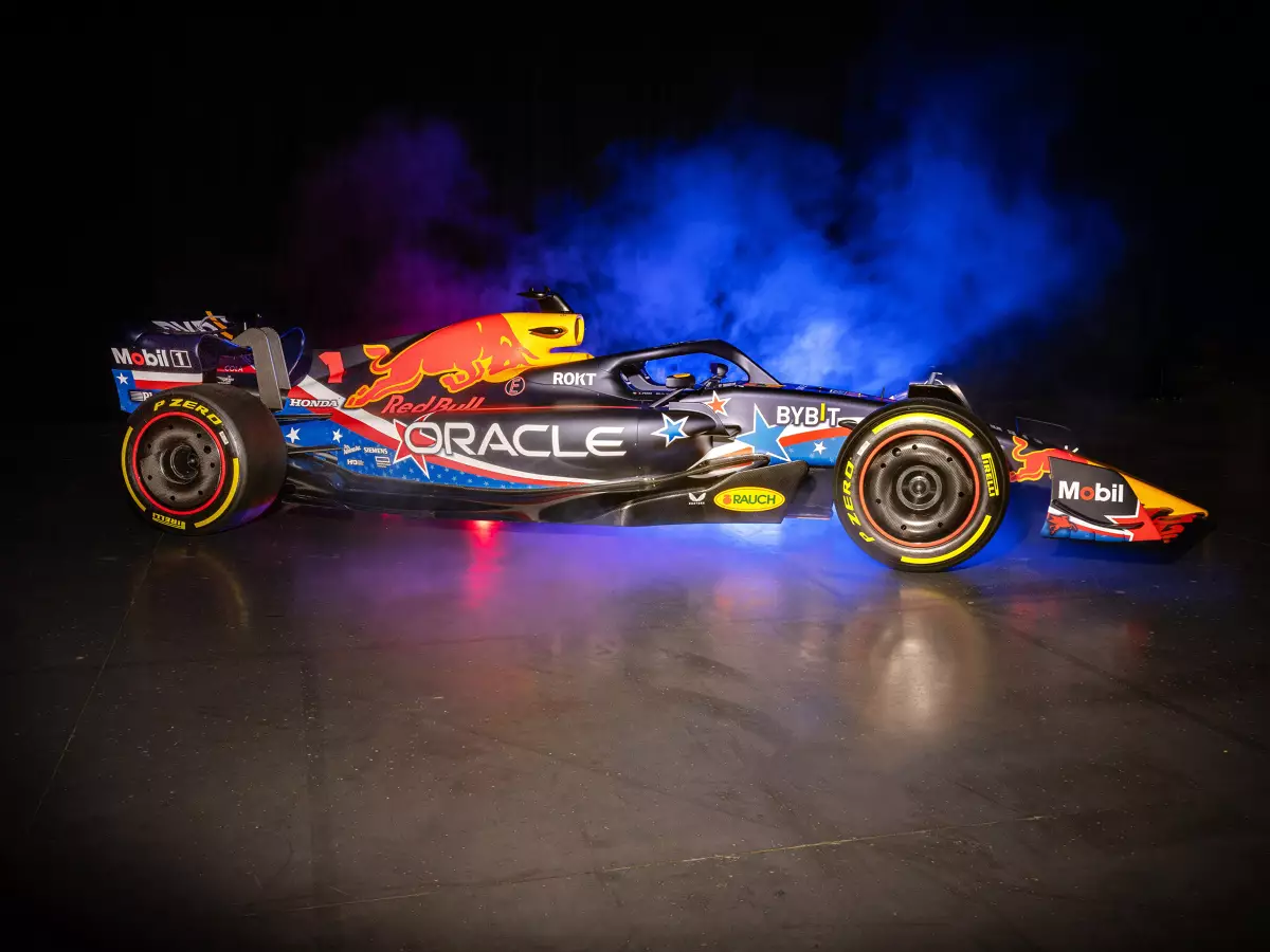 Foto zur News: Texas-Design für den RB19: Red Bull fährt in Austin mit Spezial-Lackierung