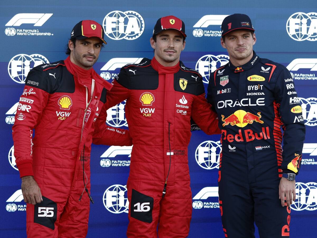 Foto zur News: Doppelpole in Mexiko: Das kann Ferrari nichtmal selbst glauben!