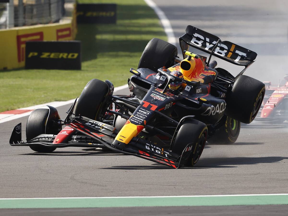 Foto zur News: Perez über Leclerc-Crash: "Habe nur daran gedacht, das Rennen zu gewinnen"