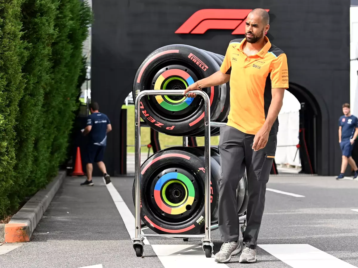 Pirelli-Reifen Foto zur News: Pirelli gibt Vorgeschmack auf 2026: Formel-1-Reifen leichter und kleiner