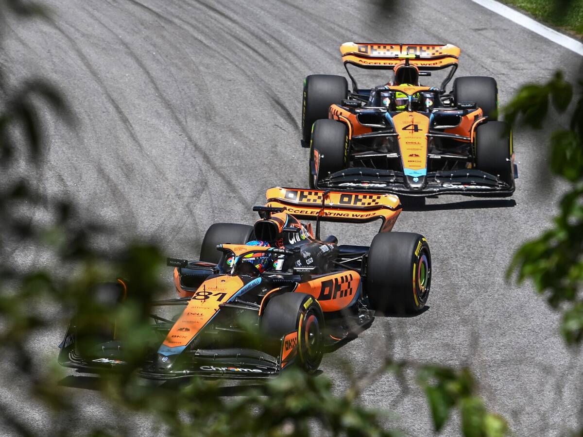 Foto zur News: McLaren: Treiben sich Lando Norris und Oscar Piastri gegenseitig in Fehler?