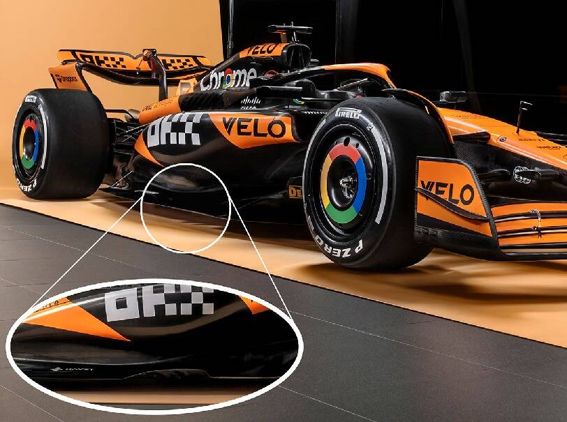 Foto zur News: MCL38-Bilder: Was wollte McLaren bei der Präsentation verstecken?