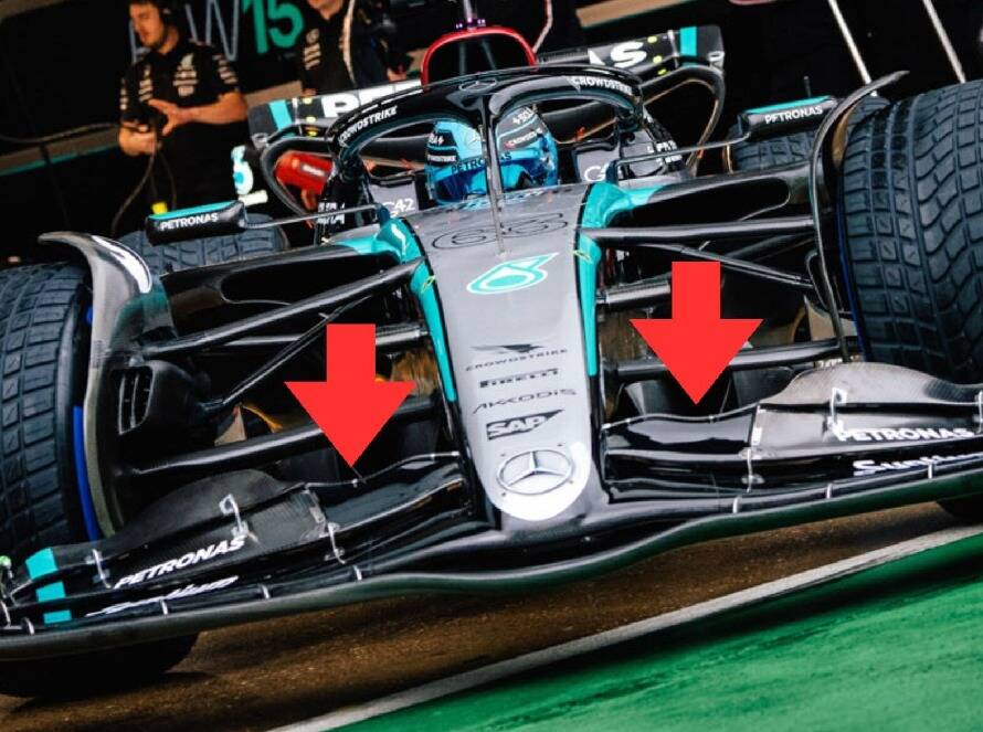 Foto zur News: Erklärt: Warum der Mercedes-Frontflügel legal ist