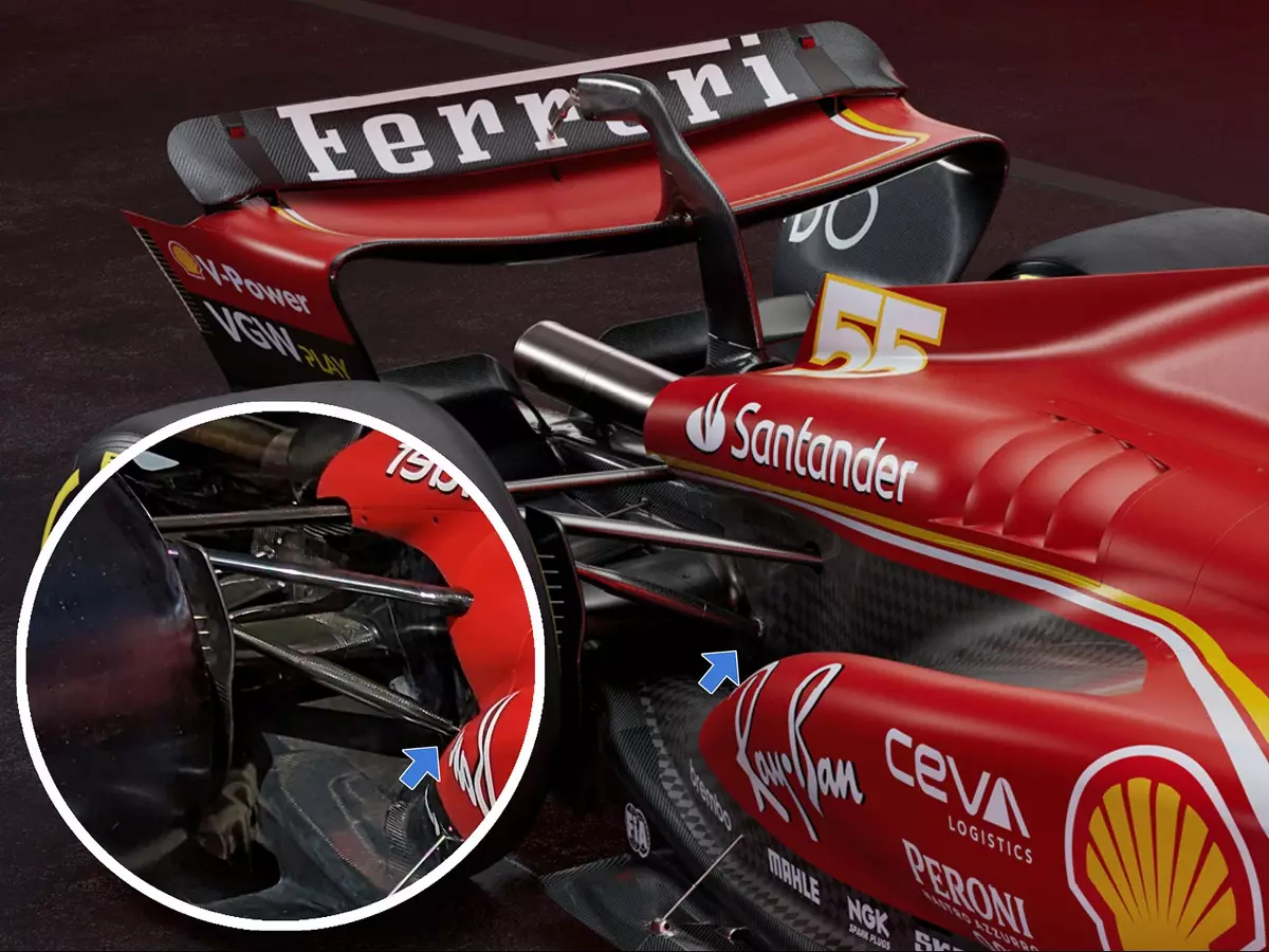 Foto zur News: Ferrari SF-24: Vorne Pushrod, hinten Pullrod - warum?