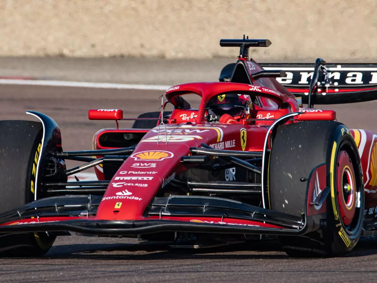 Der neue Ferrari SF-24 beim Shakedown auf der Formel-1-Strecke in Fiorano 2024 Foto zur News: Charles Leclerc erklärt: Wann Ferrari den SF-23 wirklich verstanden hat