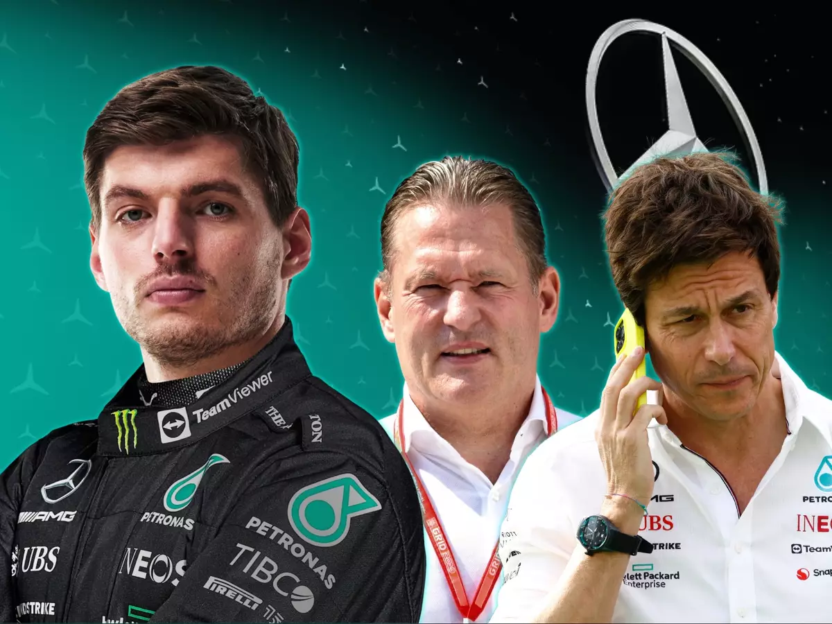 Max Verstappen, Jos Verstappen, Toto Wolff Foto zur News: Toto Wolff: Verstappen zu Mercedes "muss irgendwann einmal passieren"