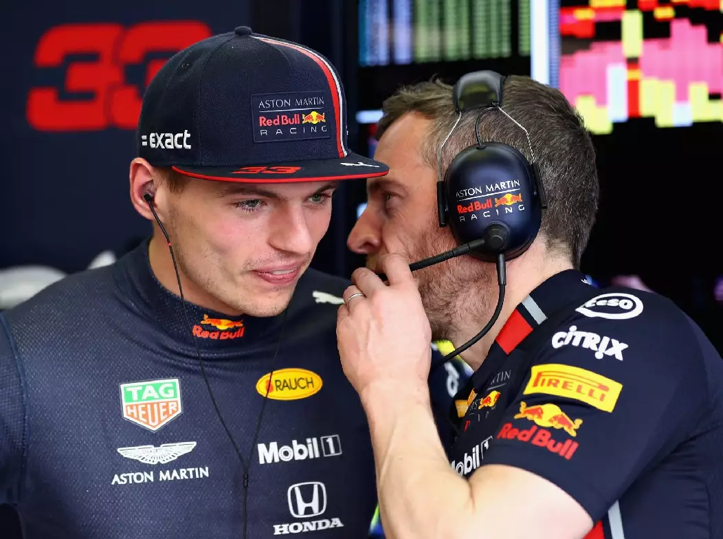 Max Verstappen und Lee Stevenson Foto zur News: Max Verstappens Chefmechaniker Lee Stevenson verlässt Red Bull