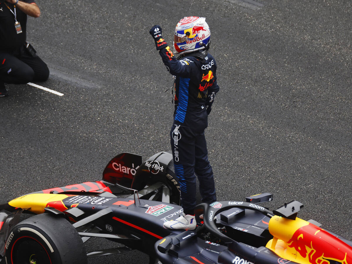 Foto zur News: Red Bull: Zwei Runden vor Schluss um Verstappens Sieg "gezittert"