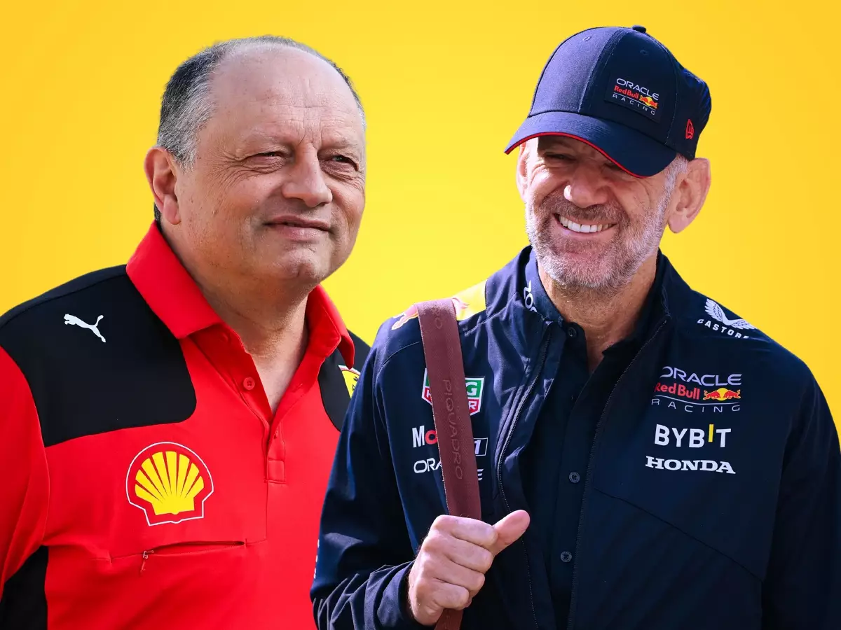 Frederic Vasseur und Adrian Newey (Fotomontage) Foto zur News: Offiziell: Newey verlässt Red Bull - und wechselt gleich zu Ferrari?