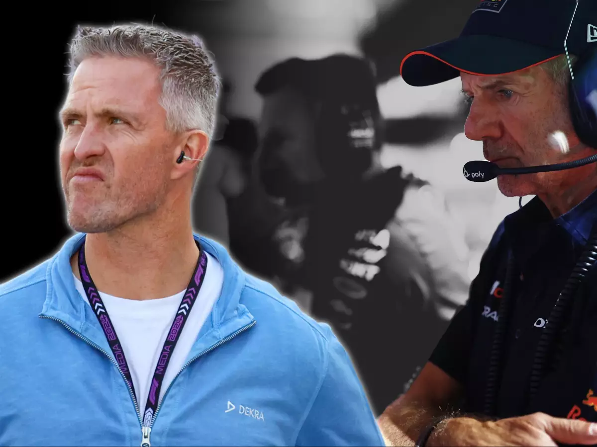 Ralf Schumacher und Adrian Newey (Fotomontage) Foto zur News: Ralf Schumacher überzeugt: "Max Verstappen wird Red Bull verlassen"
