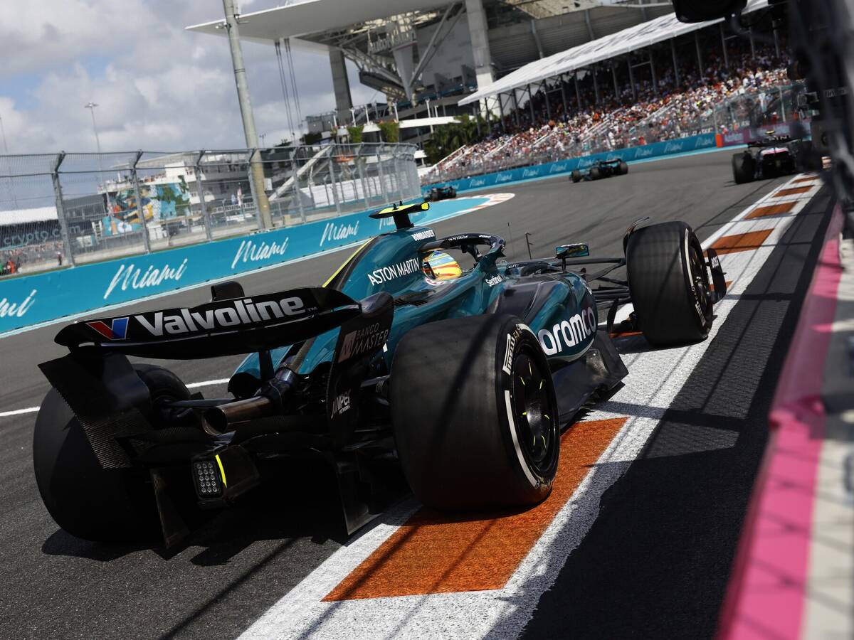 Foto zur News: Fernando Alonso: Aston Martin war "nicht sehr schnell" in Miami