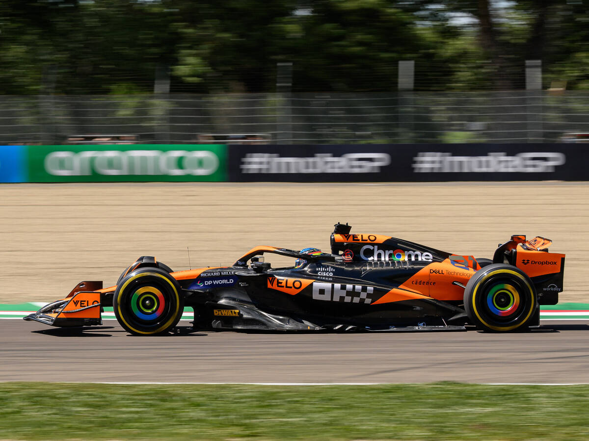 Foto zur News: McLaren trauert verpasster Imola-Pole nach: "Ärgerlich, aber wir sind nah dran"