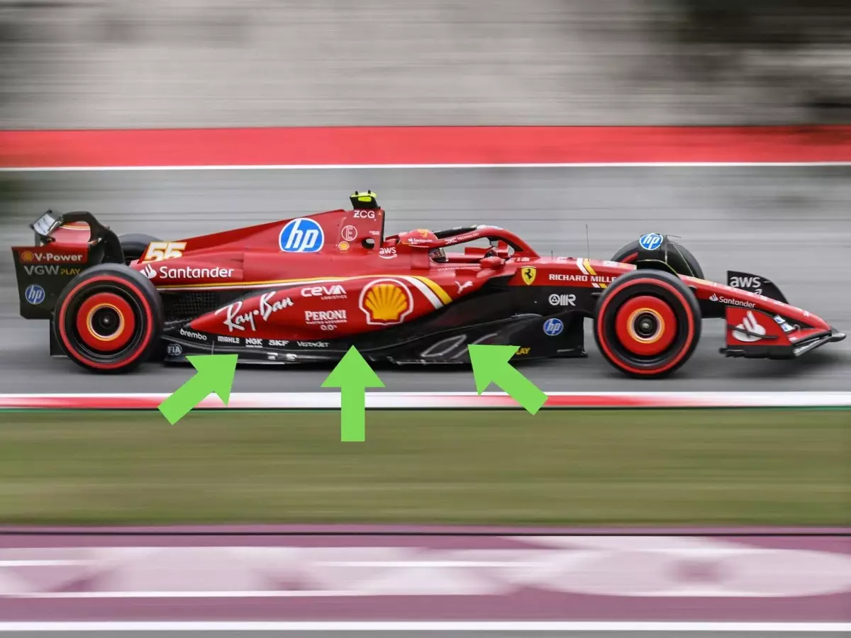 Foto zur News: Formel-1-Technik: Die Ferrari-Updates, die vom Bouncing überlagert wurden