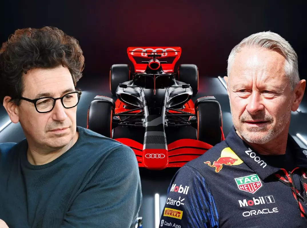 Die neue Audi-Doppelspitze mit Mattia Binotto (links) und Jonathan Wheatley (Fotomontage) Foto zur News: Binotto und Wheatley: Das verspricht sich Audi von seiner "Doppelspitze"