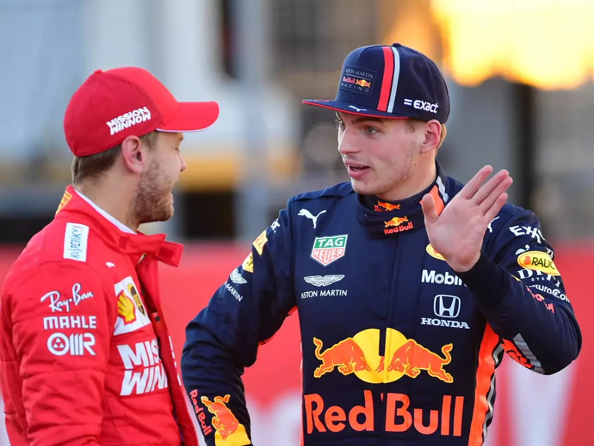 Sebastian Vettel, Max Verstappen Foto zur News: Max, Max, Max! David Coulthard über seine Top-3-Red-Bull-Fahrer