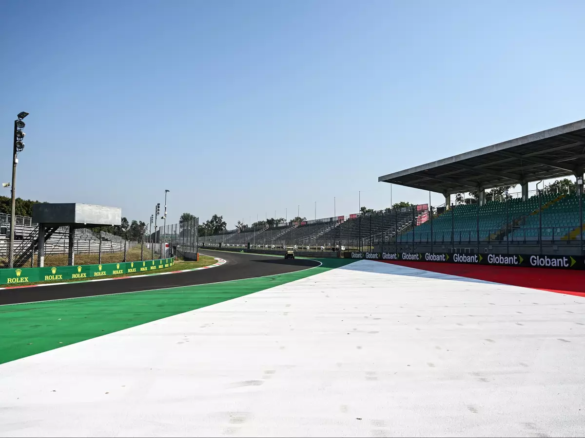 Die Formel-1-Strecke in Monza Foto zur News: Änderungen in Monza sorgen für Diskussionen in Fahrer-WhatsApp-Gruppe