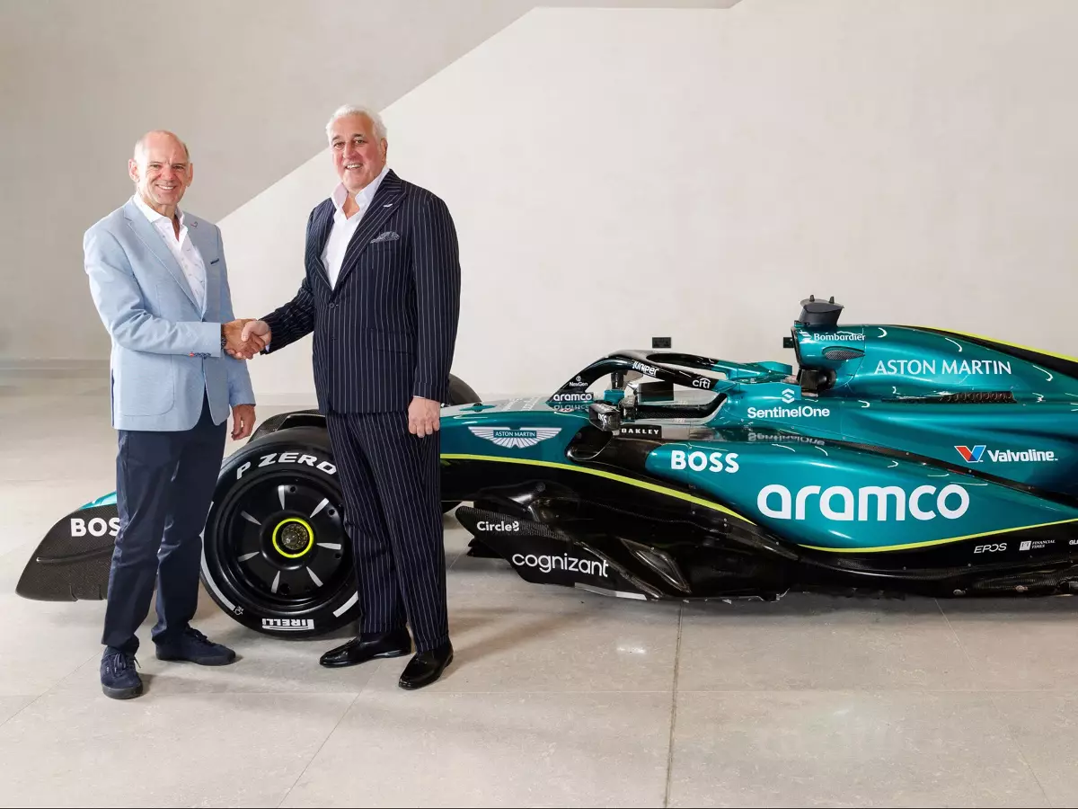 Adrian Newey und Lawrence Stroll Foto zur News: "Wird täglich hier sein": Adrian Newey bei Aston Martin komplett involviert