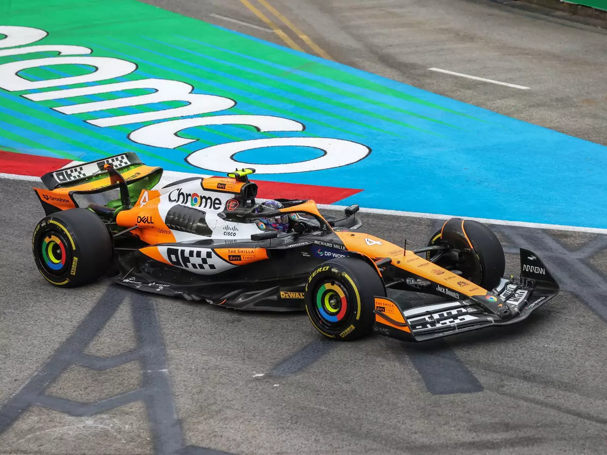 Lando Norris Foto zur News: Leclerc resigniert gegen Norris: "Das Gefühl ist scheiße"