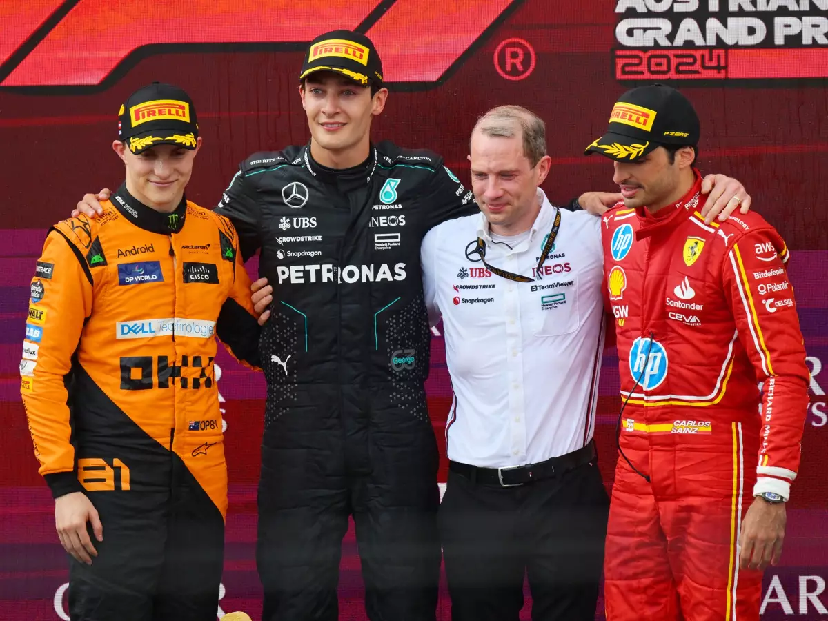 Oscar Piastri, George Russell, Carlos Sainz Foto zur News: Formel-1-Statistik: Das gibt es erst zum dritten Mal seit 1950!