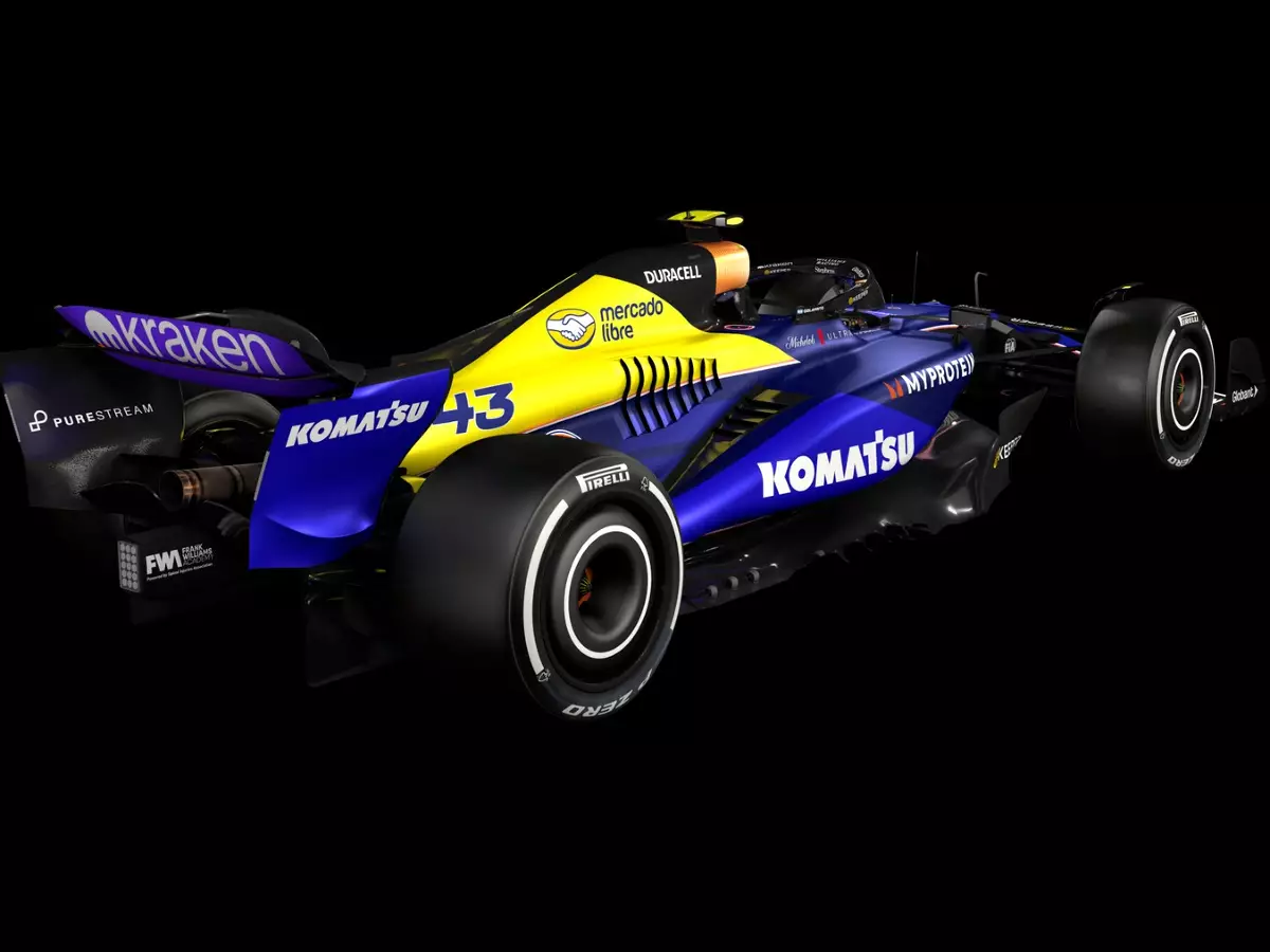Williams-Sonderlackierung für Mexiko und Brasilien Foto zur News: Williams zeigt Formel-1-Sonderlackierung für Mexiko und Brasilien
