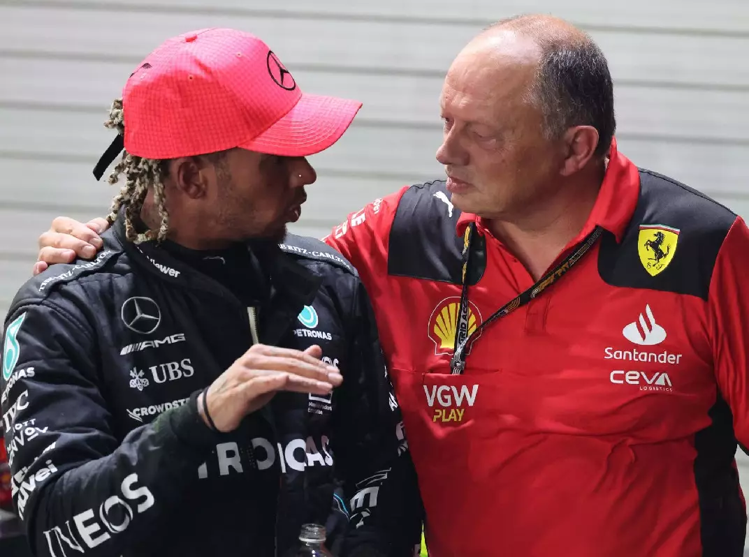 Lewis Hamilton, Frederic Vasseur Foto zur News: Briatore wundert sich über Ferrari: "Hätte Hamilton nicht verpflichtet"