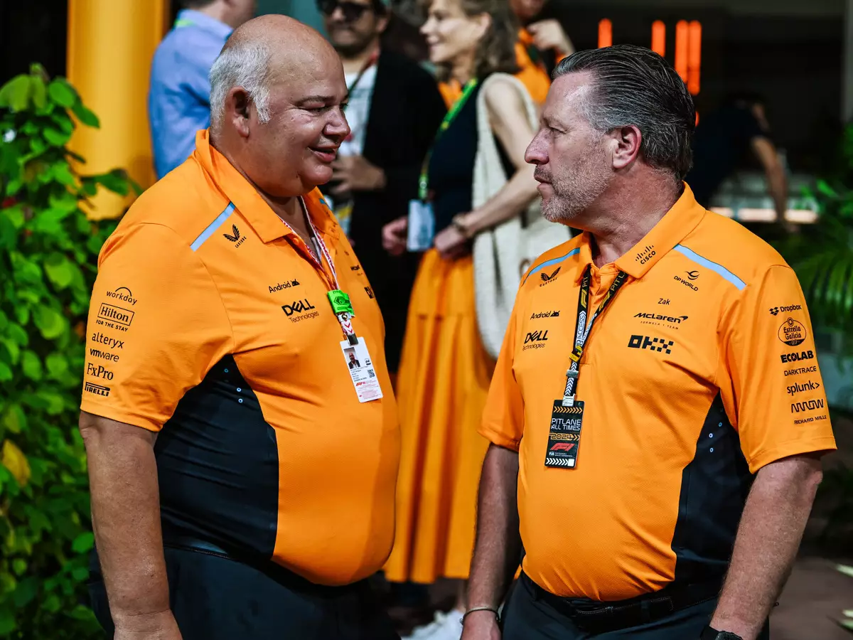 Rob Marshall und McLaren-Geschäftsführer Zak Brown Foto zur News: Ralf Schumacher: Red Bull hätte Newey #AND# Marshall nicht gehen lassen dürfen