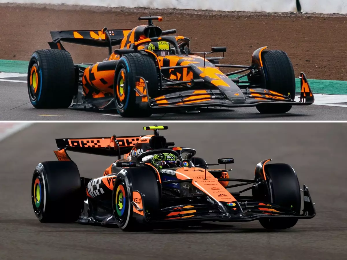McLaren MCL39 vs. MCL38 Foto zur News: Nach McLaren-Launch: Ist dieser MCL39 nur ein Bluff, Andrea Stella?