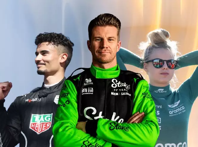 Pascal Wehrlein, Nico Hülkenberg und Tina Hausmann Foto zur News: Die Fahrer aus dem deutschsprachigen Raum in den wichtigen Formelserien