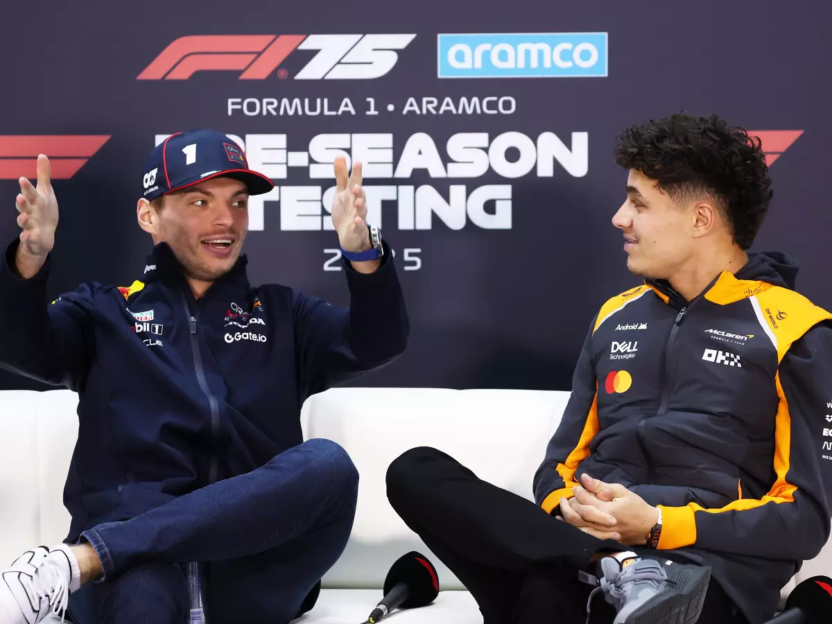 Max Verstappen, Lando Norris Foto zur News: Max Verstappen in FIA-PK: "Nicht wert, meine Zeit damit zu verschwenden"