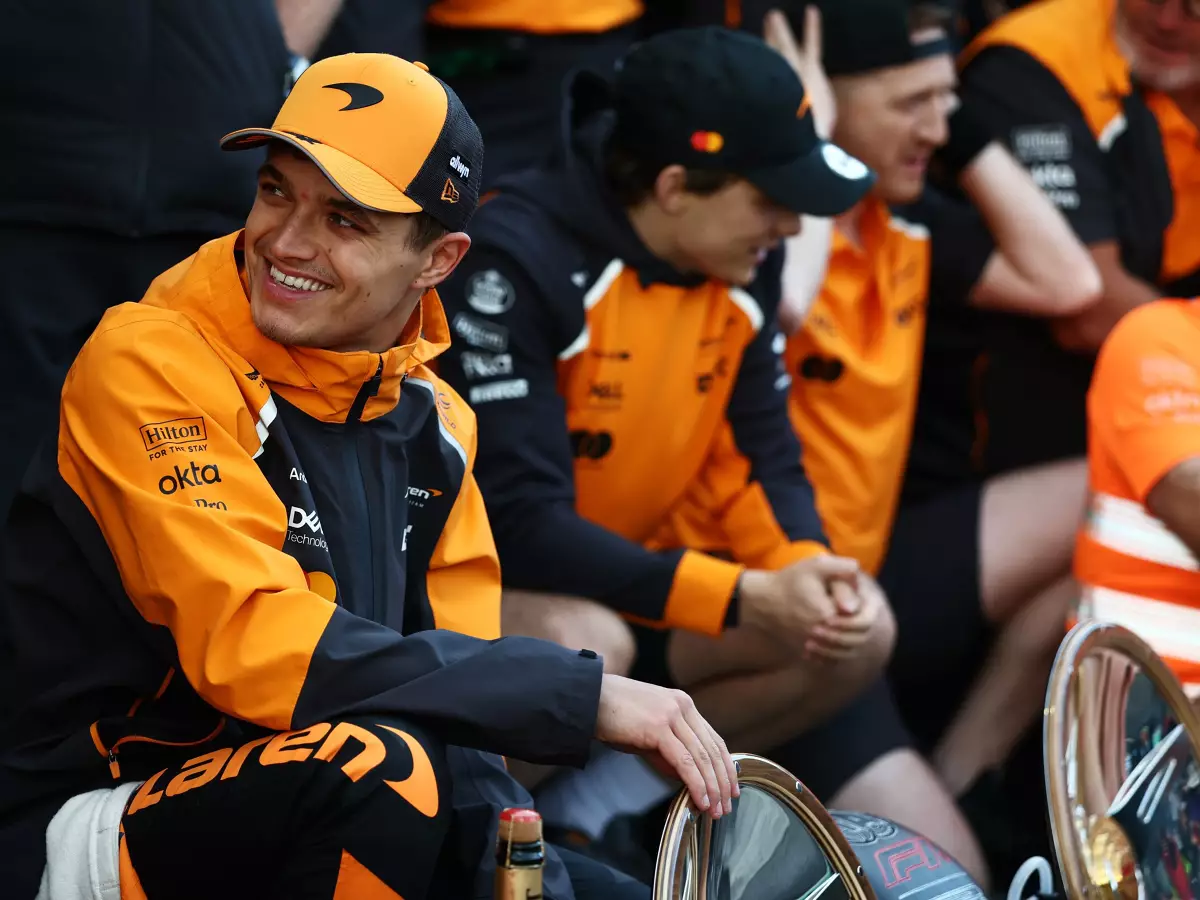 Lando Norris feiert seinen Sieg beim Formel-1-Saisonauftakt 2025 in Australien Foto zur News: Warum Lando Norris statistisch gesehen fast schon Weltmeister ist