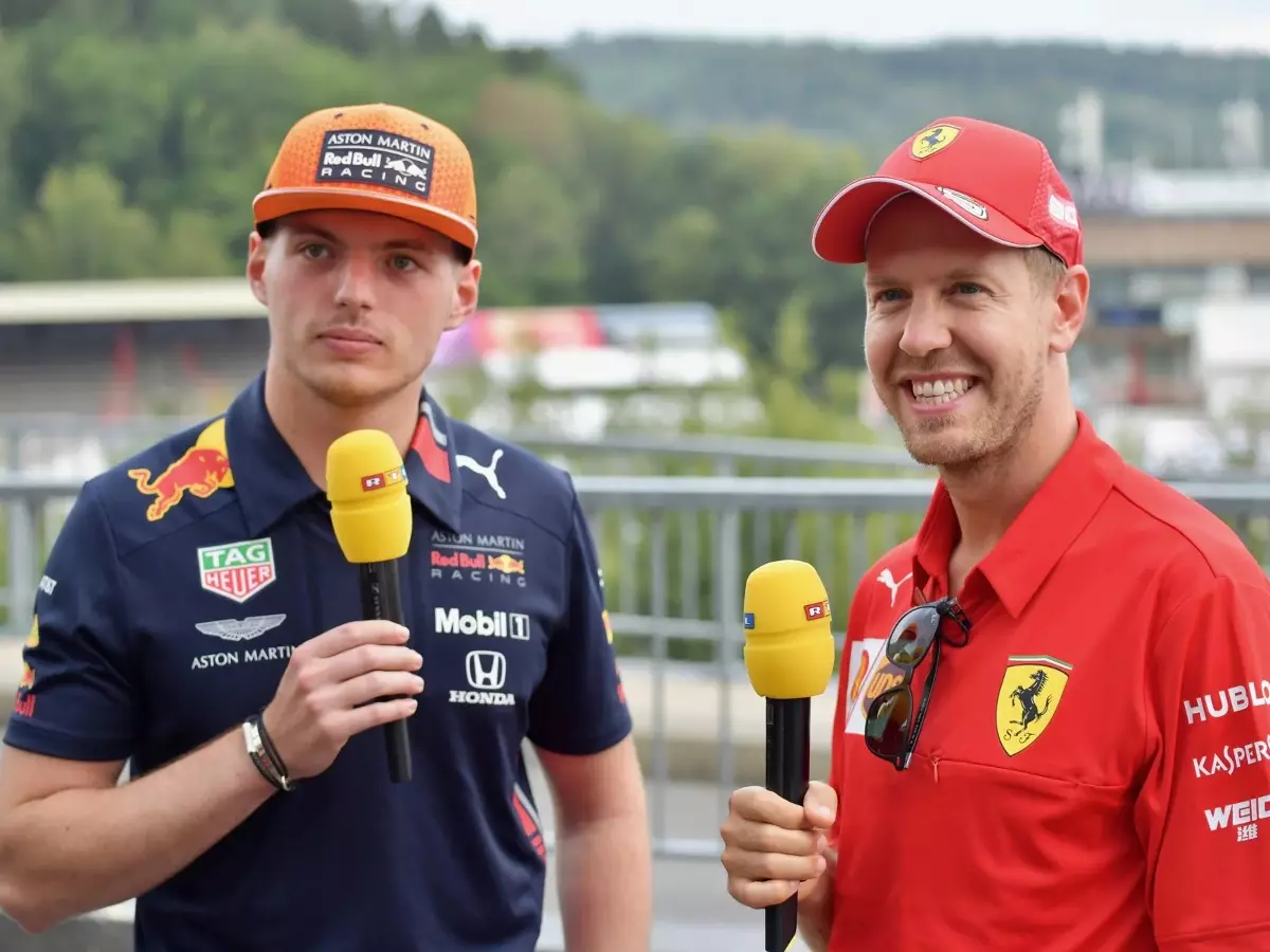 Sebastian Vettel, Max Verstappen Foto zur News: Vettel über 5. Verstappen-Titel mit Red Bull: "Wenn es jemand kann, dann er"