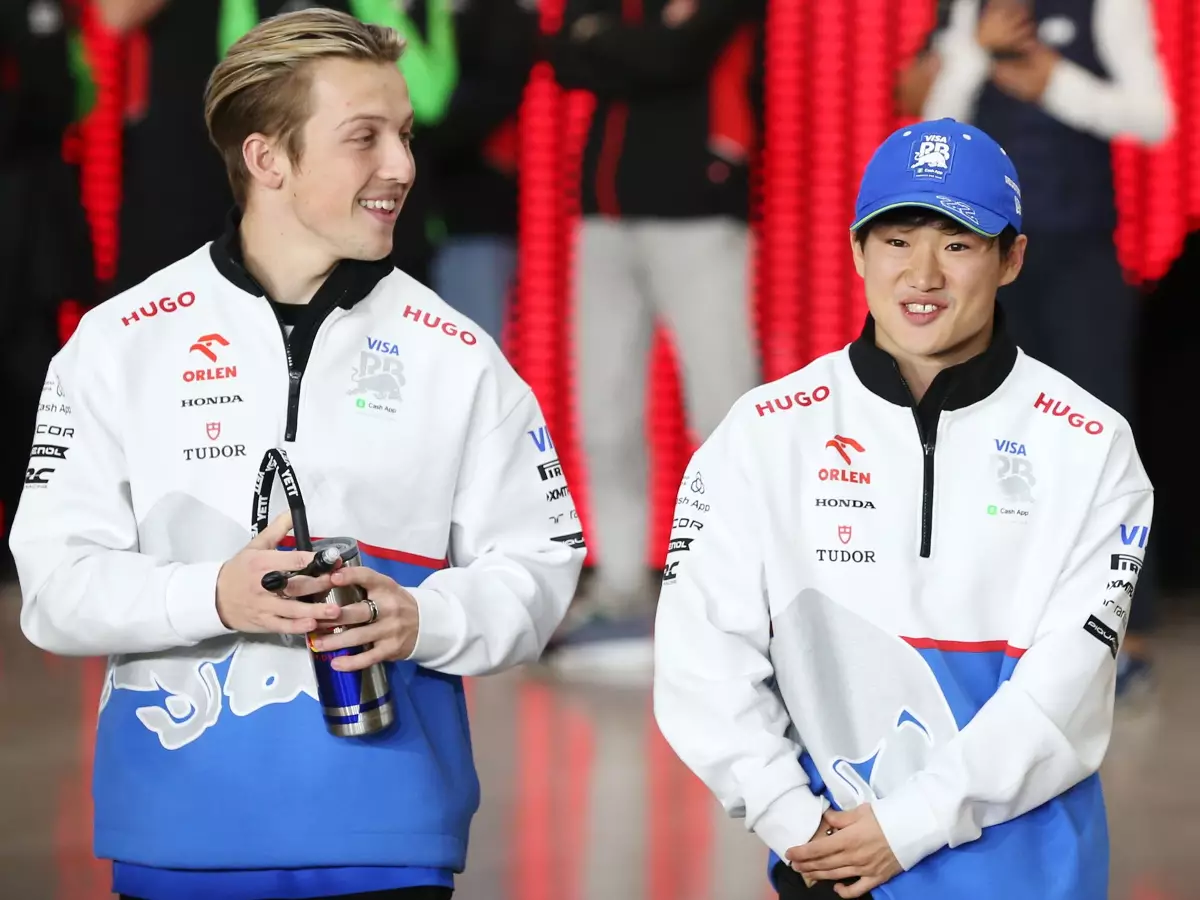 Foto zur News: Franz Tost: Lawson wird "in 100 Jahren nicht" so schnell sein wie Tsunoda