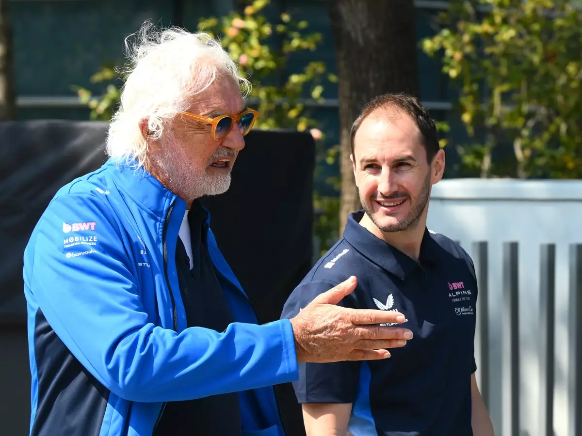 Flavio Briatore und Oliver Oakes beteuern: Es gab kein böses Blut bei Alpine Foto zur News: Nach Alpine-Beben um Briatore - Oakes: "Flavio war wie ein Vater für mich"