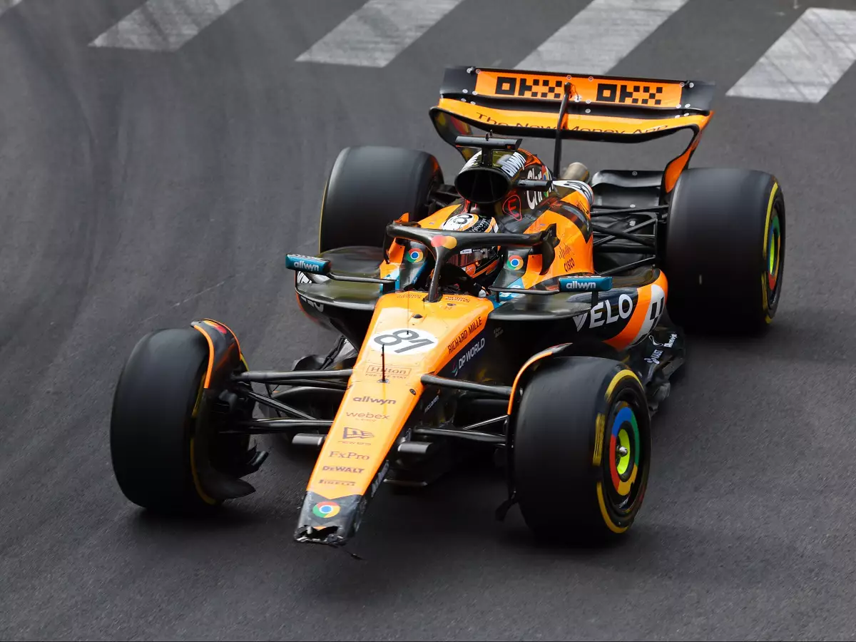 Oscar Piastri Foto zur News: Monaco-Training: Leclerc Schnellster nach Crashs von Piastri #AND# Hadjar
